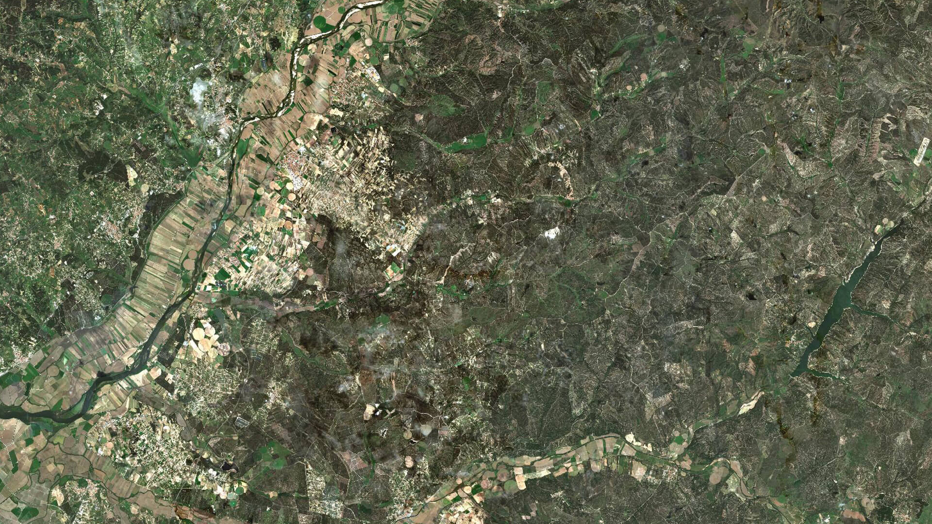 Mapa visto de cima